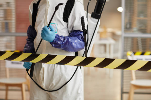 Professional Biohazard Cleanup technician working in Melbourne, AR